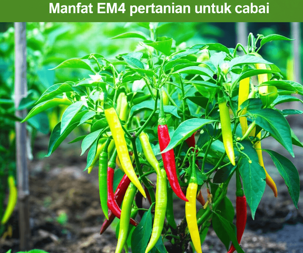 Manfaat EM4 pertanian untuk cabai