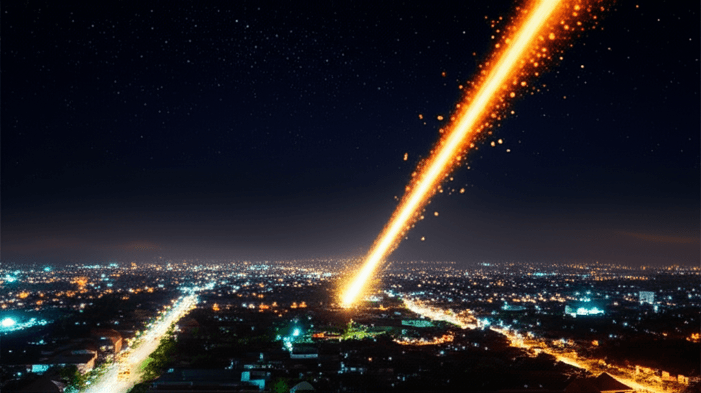 batu meteor jatuh di cirebon